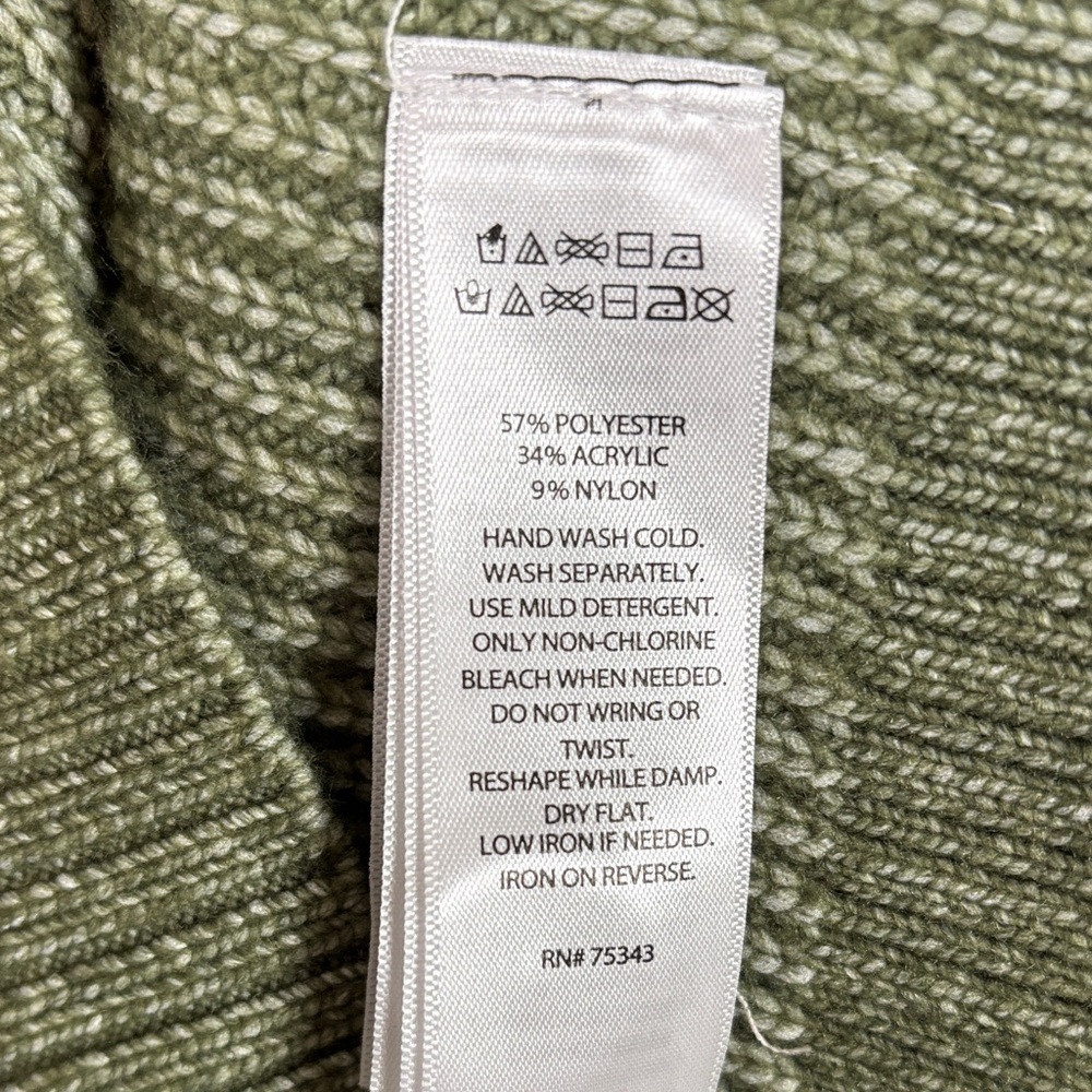 RACHEL Rachel Roy Olive Knit Sweater NWT - Picture 4 of 6